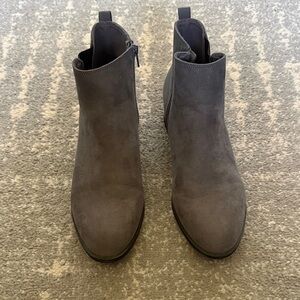 Kohl's Charcoal Ankle Booties